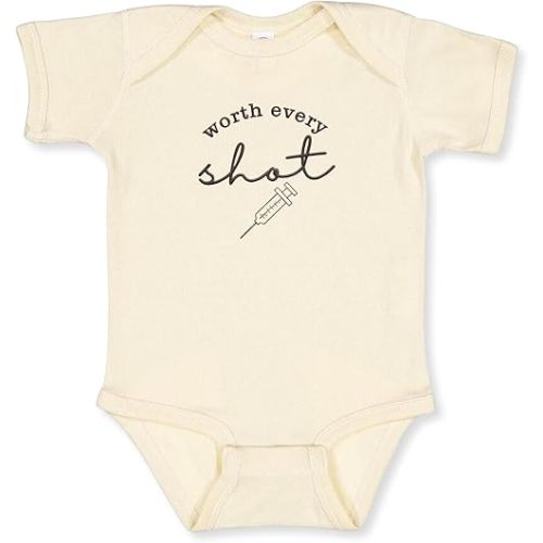 COUPLEHOODIES Personalized Baby Onesie Bodysuit – Custom Embroidery Gift for Pregnancy Reveal Baby Shower or First Grandchild