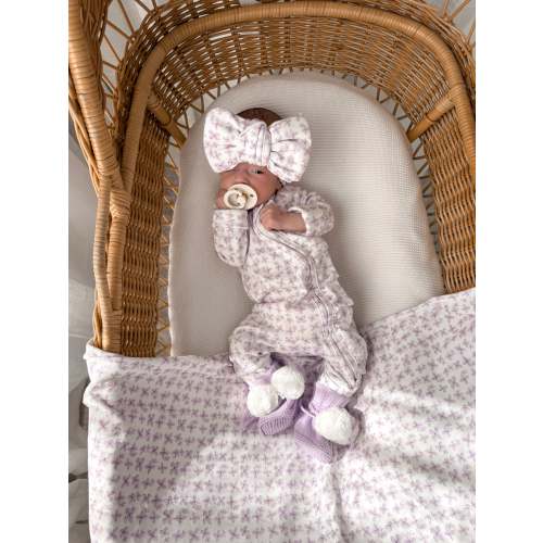 Little Lilac Frilled Zippy Romper – Avalia Kids