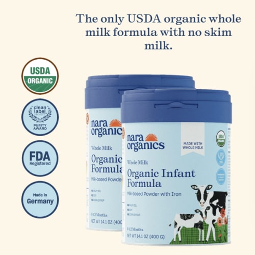 Organic Whole Milk Infant Formula – Starter bundle – Nara Organics