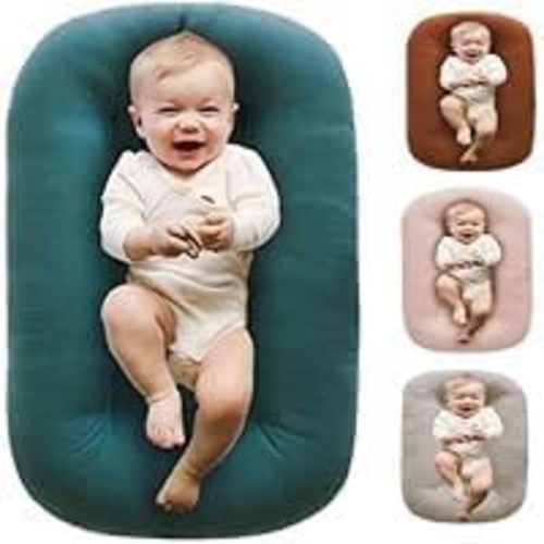 Pillow Lounger, Lounger Pillow for 0-24 (Beige) (Green)