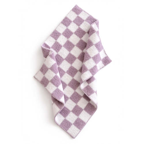 Phufy® Bliss Checkerboard Mini Blanket, Violet