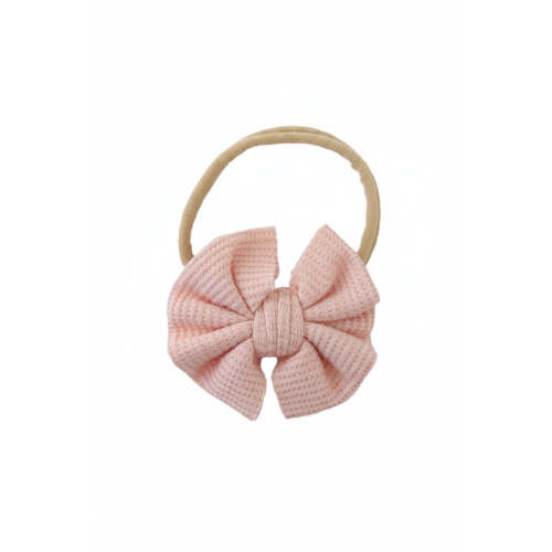 Bamboo Waffle Bow Headbands