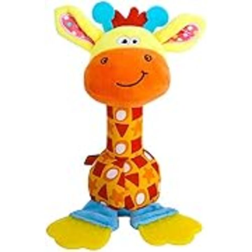 Baby Soft Rattles Shaker, Infant Developmental Hand Grip Baby Toys, Baby Sensory Learning Toys with Teether, Sounds for Baby and Stuff from 0-3-6-9 Months Old