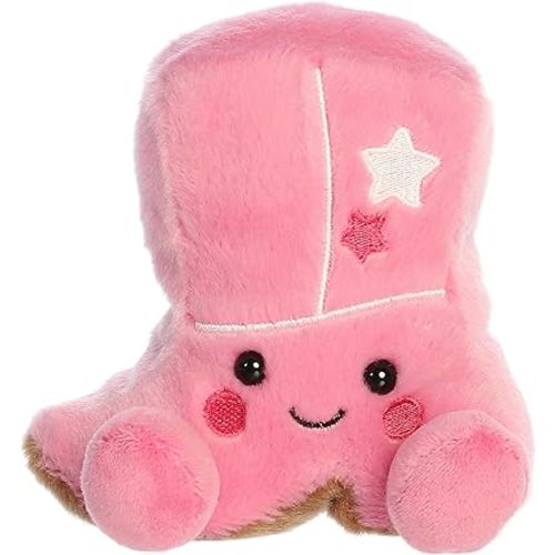 Aurora® Adorable Palm Pals™ Kate Cowgirl Boot™ Stuffed Animal - Fun Collectible Plush for Kids and Adult Collectors - Perfect for Decorating Rooms and Birthday Gifts - Pink 4.5 Inches