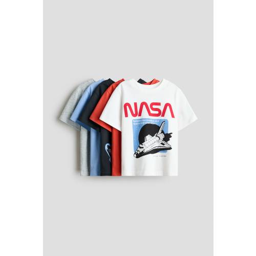 5-PACK JERSEY T-SHIRTS
