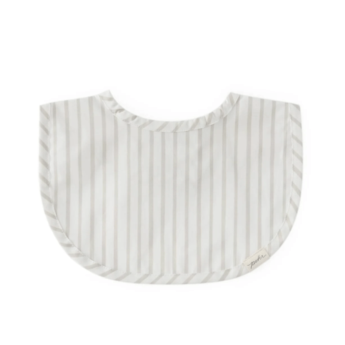 Water-Repellent Everyday Essential Baby Bib (Pebble Grey)
