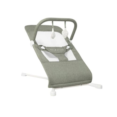 Baby Delight Highland Portable Baby Bouncer - Sage Tweed