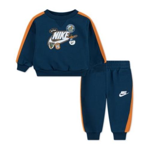 Baby Boys' Crewneck Sweatshirt and Pant, 2-Piece Set