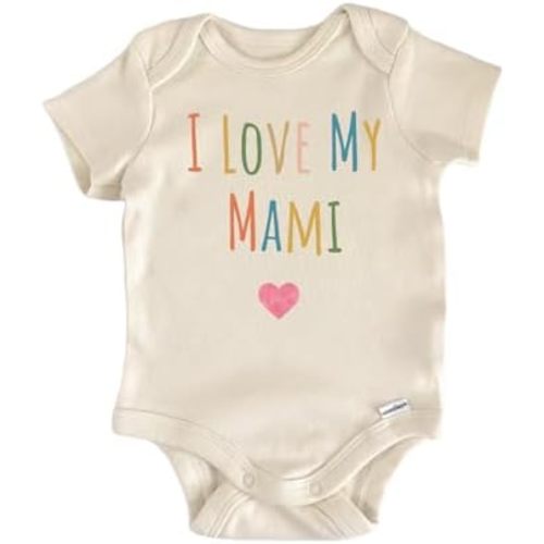 I Love My Mami - Baby Boy Girl Clothes Bodysuit Funny Cute