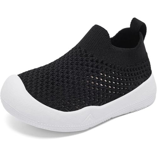 Eashi Baby Boy Girl Non-Skid Indoor Infant Walking Shoes Breathable Warm Elastic Sock Shoes with Memory Sole Protect Toes Outdoor Sneakers