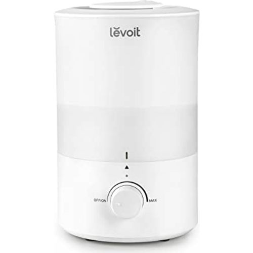 LEVOIT Humidifiers for Bedroom Large Room, 3L Cool Mist Top Fill Oil Diffuser for Baby Nursery and Plants, 360° Nozzle, Quiet Rapid Ultrasonic Humidification for Home Whole House, White