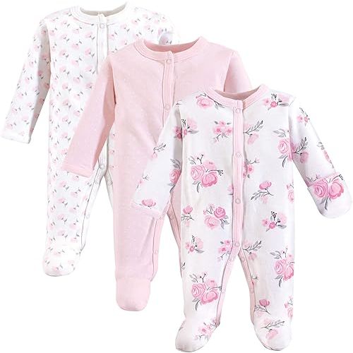 Hudson Baby Baby Girls' Cotton Preemie Sleep and Play