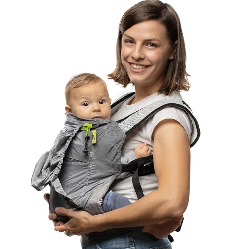 Boba Air Ultra-Lightweight Baby Carrier and Toddler Backpack Carrier - Baby Hiking Backpack Carrier 3 Months (15-45lbs) - Toddler Backpack Carrier and Baby Carrier Backpack (Grey)