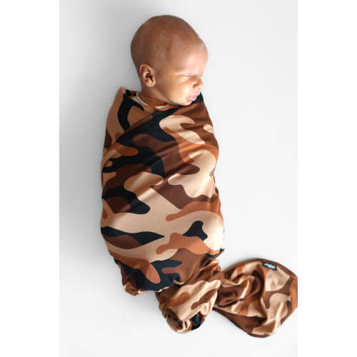 Bamboo Stretch Swaddle in Ranger