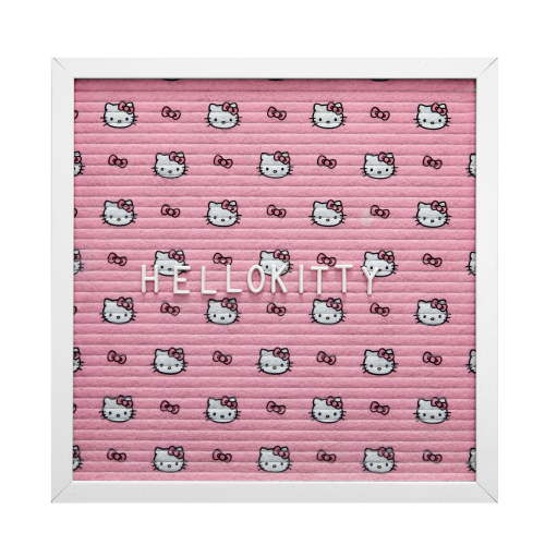 Hello Kitty Letter Board, 12" x 12", for Kids and Teens