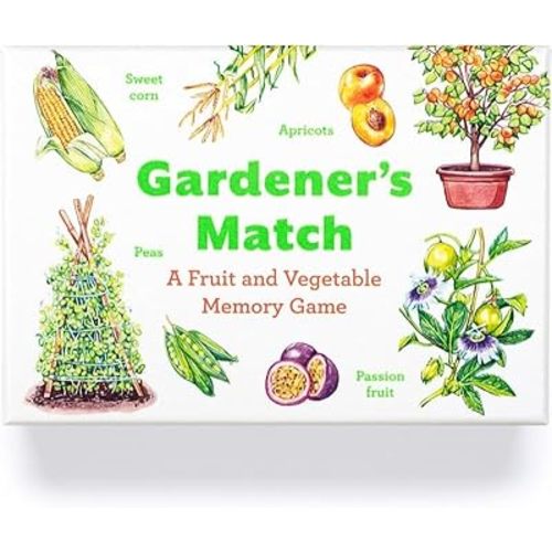 Laurence King Gardener's Match A Fruit and Vegetable Memory Game