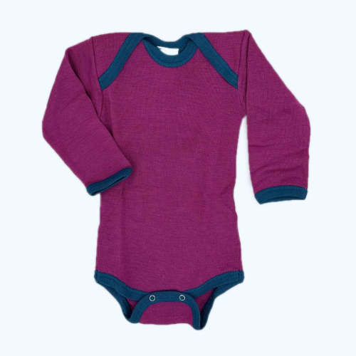 Hocosa Snap-Bottom Shirt, Long Sleeves, in Organic... – Danish Woolen Delight