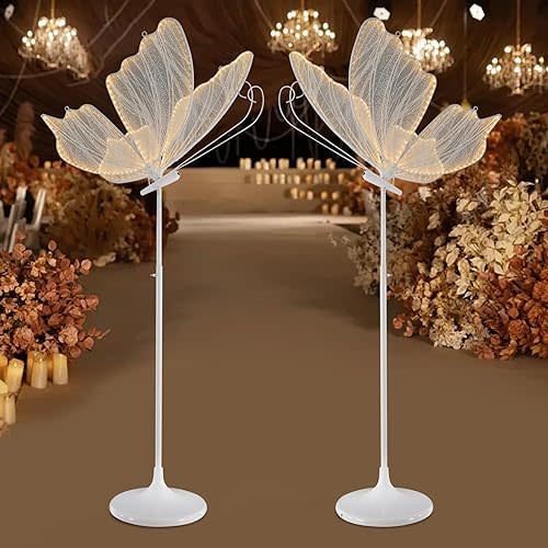 Butterfly Floor/Ceiling Lamp, 2Pcs