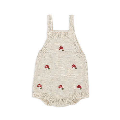 Crochet Mushroom Romper