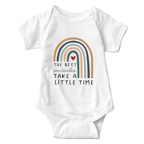 The Best Take A Little Time Baby Bodysuit Rainbow Baby Outfit Clothes Rainbow Girl Newborn Announcement Romper