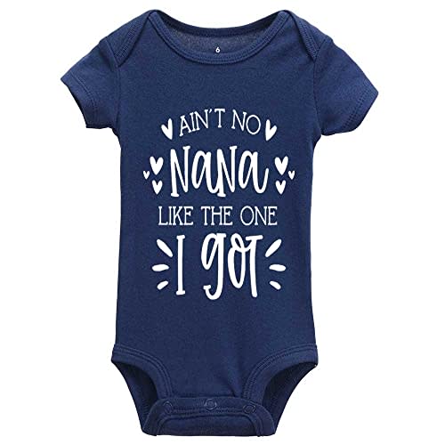 Ain't No Nana Like The One I Got Funny Toddler Long Sleeve Baby Boys Girls Bodysuit
