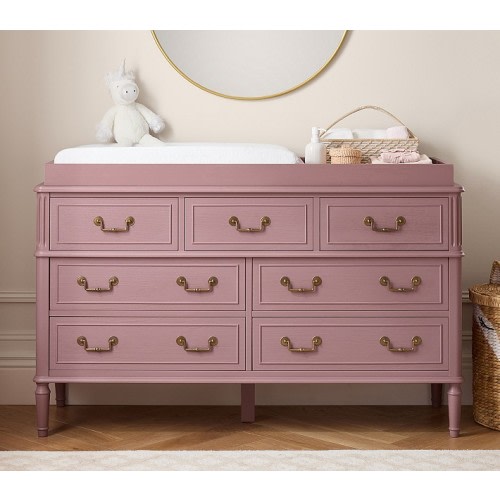 Rosalie 7-Drawer Dresser & Topper Set (56w x 19d")