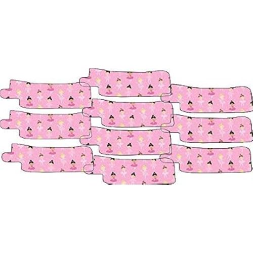 Nasogastric or Oxygen Tube precut Adhesive Tape Ballerina Theme x 10 Pack. (Mix Left & Right Side)