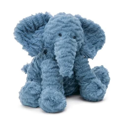 Fuddlewuddle Elephant Medium, Blue