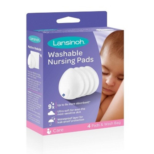 Lansinoh Washable Nursing Pads - 4ct