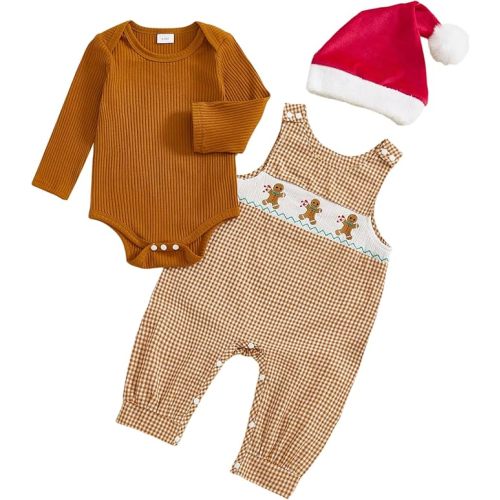 My First Halloween Baby Boy Outfit Clothes Pumpkin Romper Overall Pants Hat | Long Sleeve Onesie,fleece Pants,cute Pumpkin Hat, 3 Piece Set, Pumpkin Patch Outfits, Halloween Party Picture