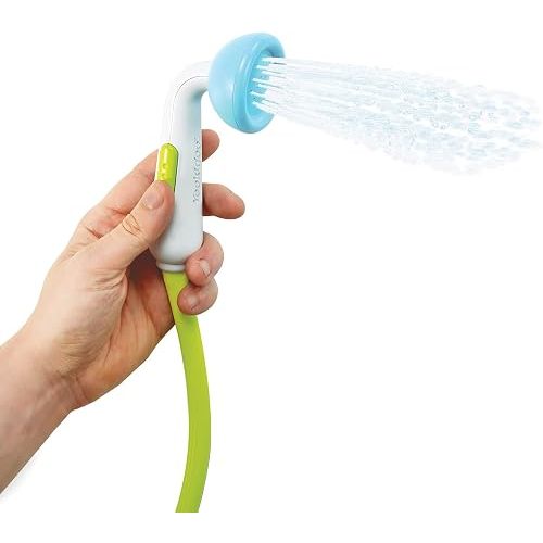 Yookidoo Baby Bath Shower Head - Elephant Water Pump and Trunk Spout Rinser - for Newborn Babies in Tub Or Sink
