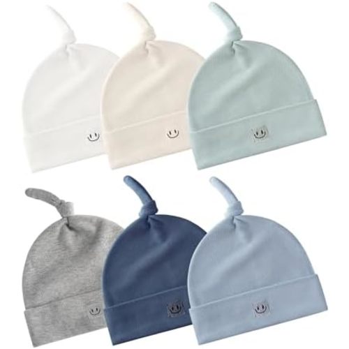 FURTALK Newborn Baby Hats Infant Knot Beanie Soft Boys Girls Caps
