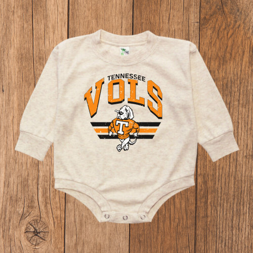 Retro Tennessee Vols Bubble Romper