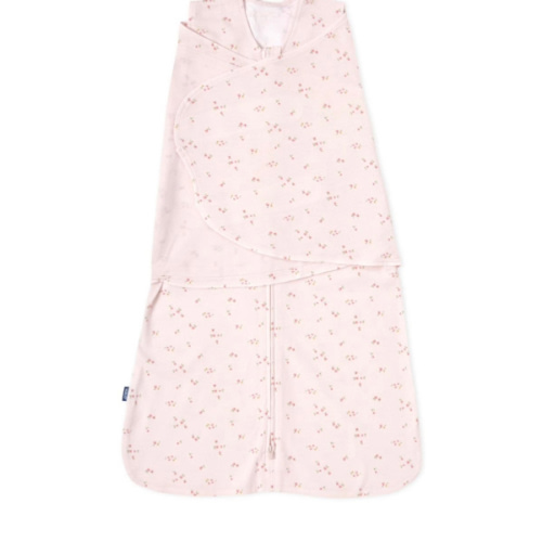 Pink Floral Cotton Swaddle Newborn | HALO