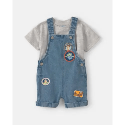 Baby Boy 2-Piece Pixar© Toy Story Denim Jumpsuit | Carter's