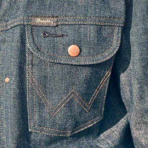 Baby Boy Long Sleeve Denim Bodysuit with Western Snap Placket | COLLECTIONS | Wrangler®