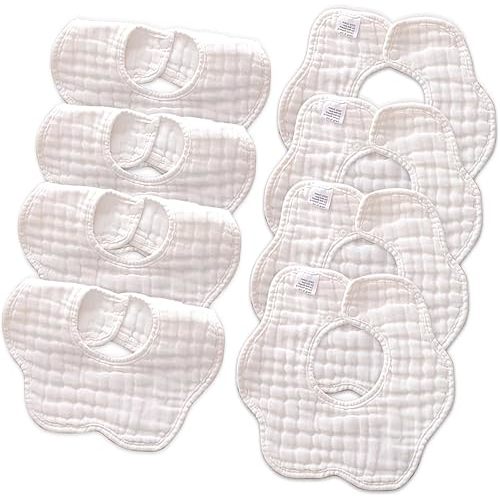 Muslin Baby Bibs for Drooling and Teething