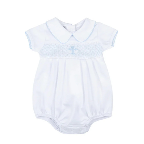 Blessed Embroidered Boy Bubble (Baby)