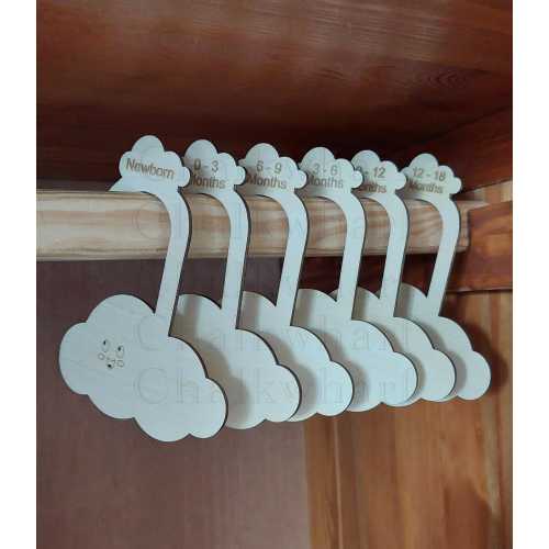 Wooden Baby Closet Dividers, Nursery Decor, New Baby Gift