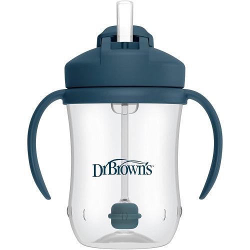 Dr. Brown's Milestones Baby's First Straw Cup, Blue, 1-Pack