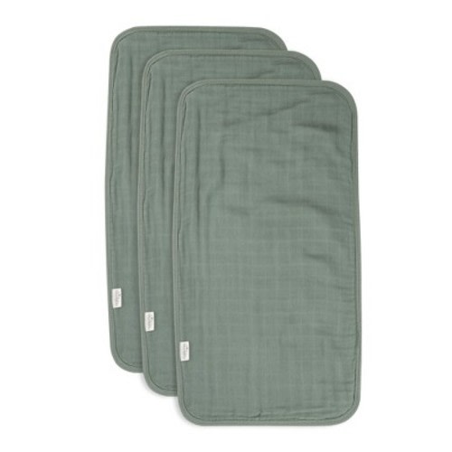 Natemia Muslin Burp Cloth, Color: Lily pad