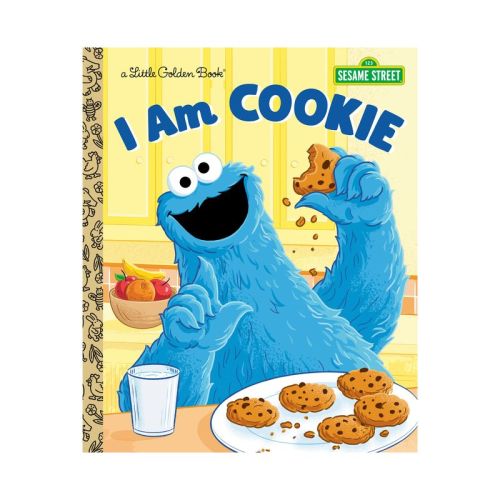 I Am Cookie Monster (Sesame Street) - (Little Golden Book) by Christy Webster (Hardcover)