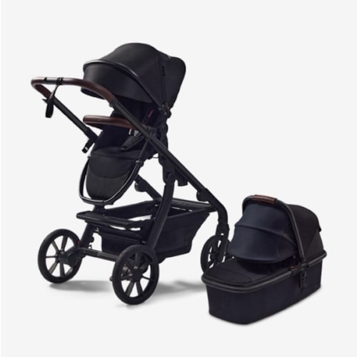 Momcozy ChangeGo Baby Stroller, Convertible Single-to-Double-to-Wagon Stroller with 23 Configurations, Seat Included, Large PU Wheels, All-Wheel Suspension & Extendable UPF50+ Canopy