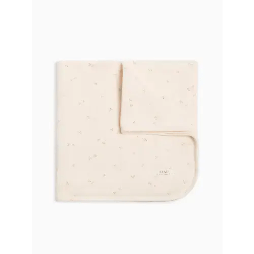 Brushed Back Pointelle Swaddle Blanket