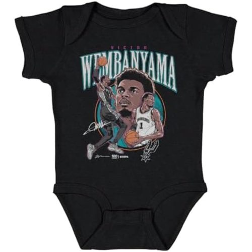 500 LEVEL Victor Wembanyama San Antonio Spurs Trio One-Piece Infant Bodysuit