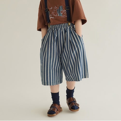 Baby & Kids Stripe Knee Shorts