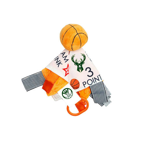 Baby Jack & Company Milwaukee Bucks Basketball Plush Learning Toy