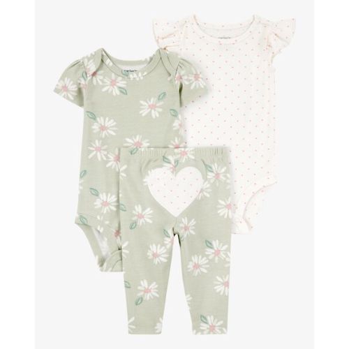 Baby Girl 3-Piece Heart Little Character Set | Carter's
