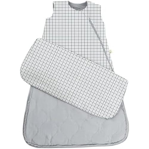 GUNAMUNA günamüna Unisex Baby, Toddler Wearable Blanket, Sleeping Bag Bamboo Rayon, Sleep Sack with Diaper Zipper, 1.0 TOG