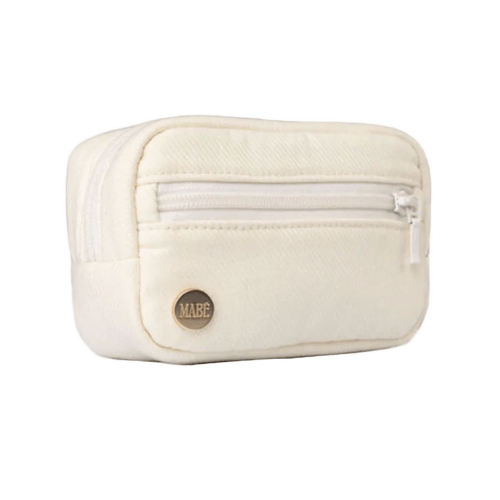 Mabē Monarch Accessory Bag, ivory